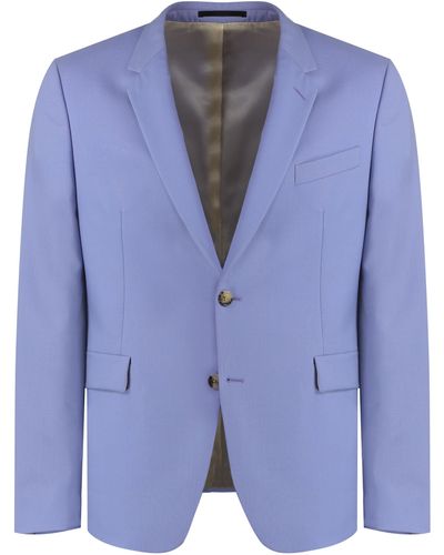 Paul Smith Wool And Mohair Two Piece Suit - Blue