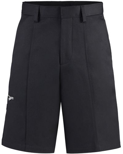 Lanvin Cotton Bermuda Shorts - Blue