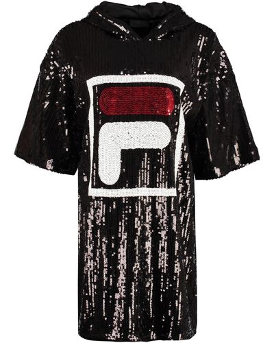 Fila Mari Sequin Dress - Black