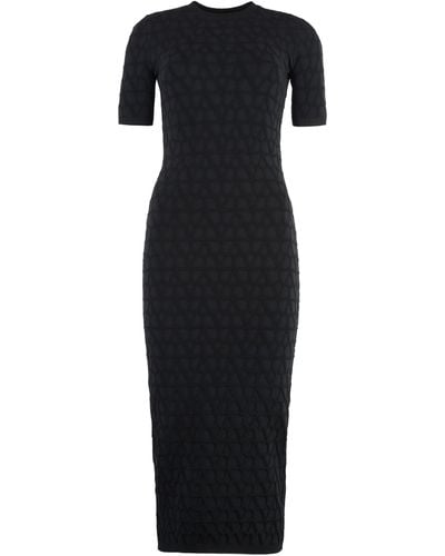 Valentino Knitted Dress - Black