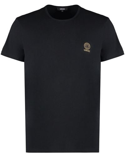 Versace Set di 2 t-shirt in cotone - Nero