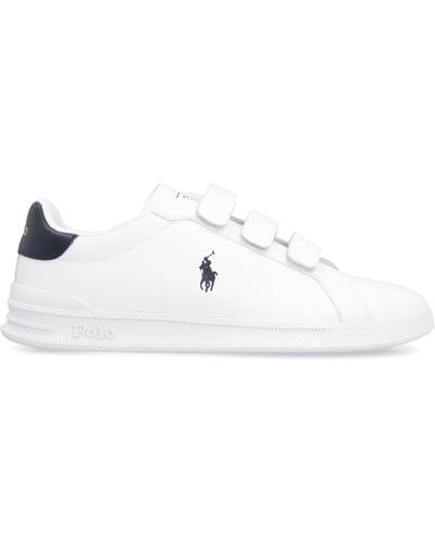Polo Ralph Lauren Sneakers low-top in pelle - Bianco
