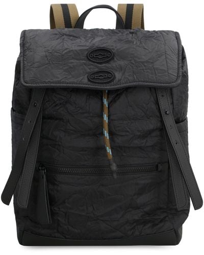 Zanellato Milo Technical Fabric Backpack - Black