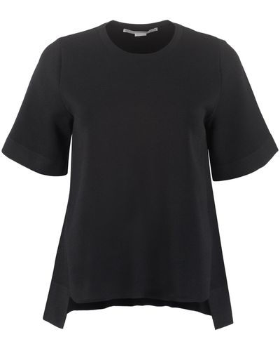 Stella McCartney Top in maglia di viscosa - Nero