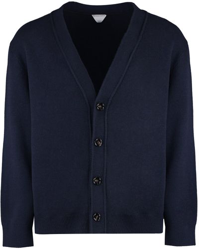 Bottega Veneta Cardigan in cachemire - Blu