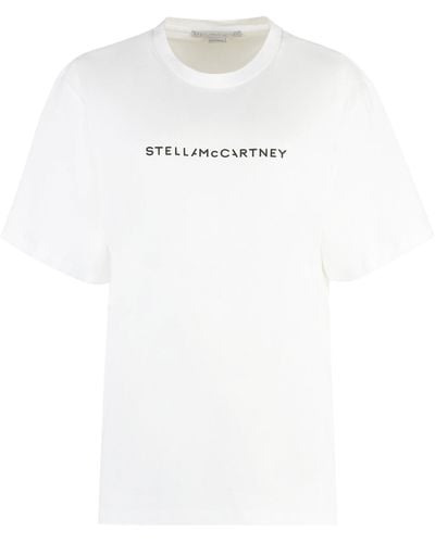 Stella McCartney Cotton Crew-neck T-shirt - White