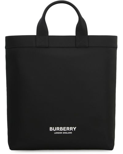 Burberry Tote Artie bag in nylon - Nero