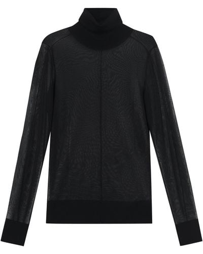 Calvin Klein Knitwork Turtleneck Sweater - Black