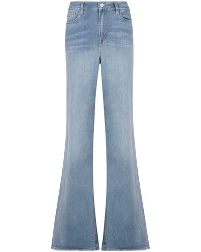 FRAME Humphrey High-rise Flared Jeans - Blue