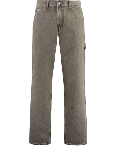GANT 5-pocket Straight-leg Jeans - Gray