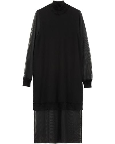 McQ Layered Midi Dress - Black