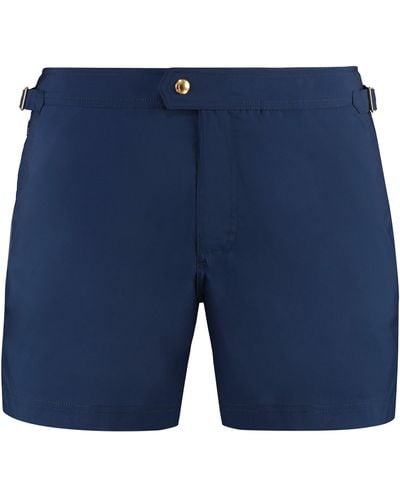 Tom Ford Shorts da mare in nylon - Blu