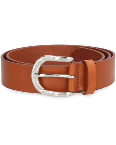 Isabel Marant Zaph Leather Belt - Brown