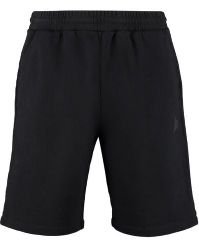 Golden Goose Cotton Bermuda Shorts - Black