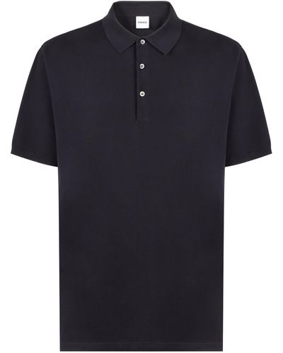 Aspesi Cotton Polo Shirt - Black