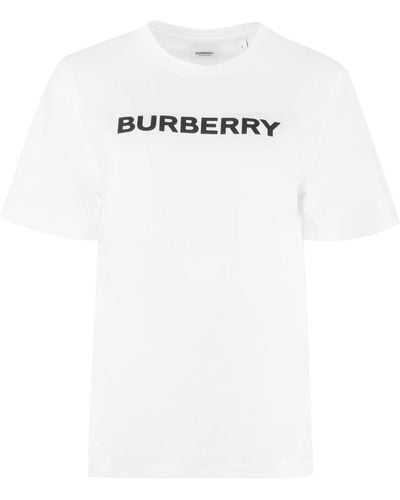 Burberry T-shirt con stampa - Bianco
