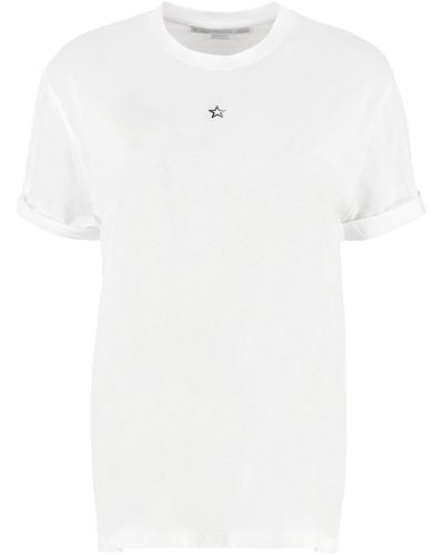 Stella McCartney T-shirt con stella - Bianco