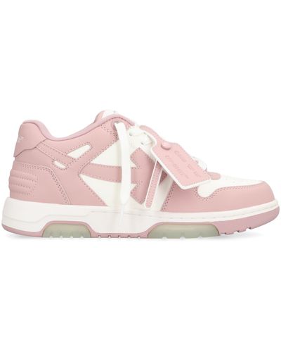 Off-White c/o Virgil Abloh Out Of Office Low-top Trainers - Pink