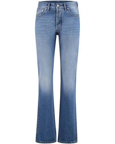 Maison Margiela Jeans straight leg a 5 tasche - Blu