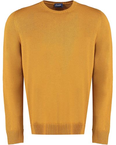 Drumohr Wool Pullover - Orange