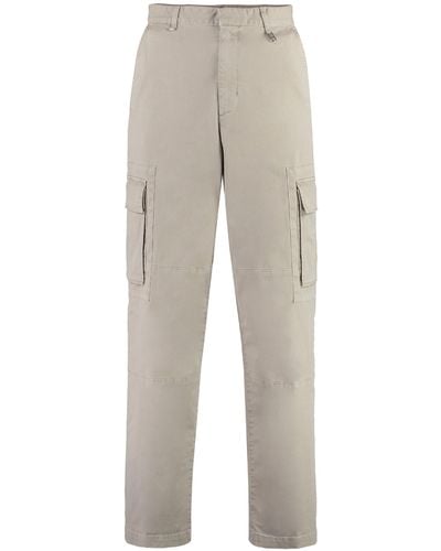 Fendi Cotton Gabardine Trousers - Multicolour