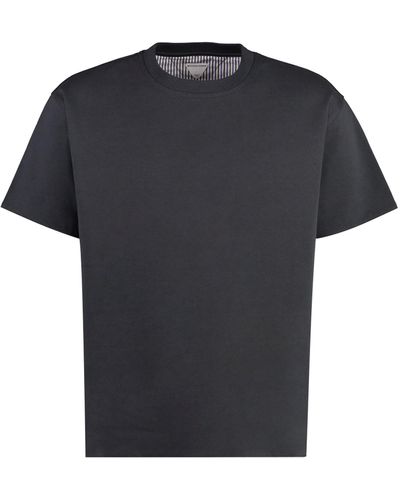 Bottega Veneta T-shirt girocollo in cotone - Nero
