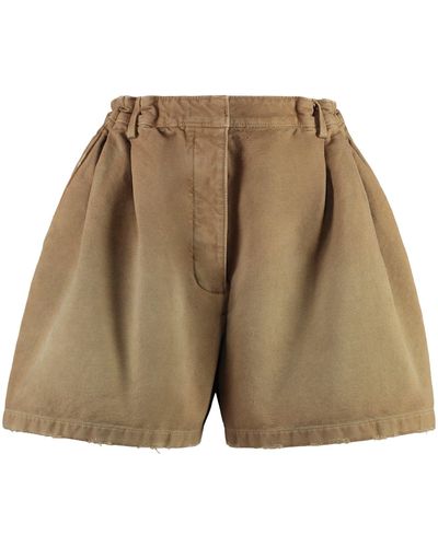 Prada Shorts in cotone - Neutro