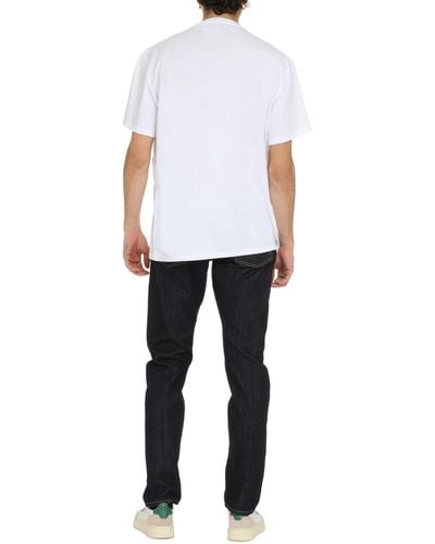Alexander McQueen T-shirt con ricamo - Bianco