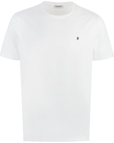 Dondup T-shirt girocollo in cotone - Bianco