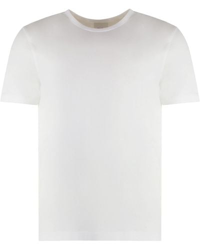 Calvin Klein White Cotton Men T-Shirt