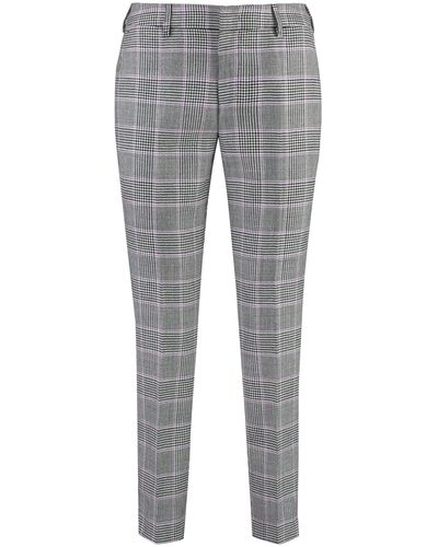 PT01 New York Virgin Wool Tailored Pants - Gray