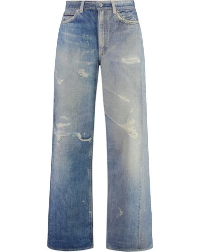 Our Legacy Jeans wide-leg Full Cut - Blu