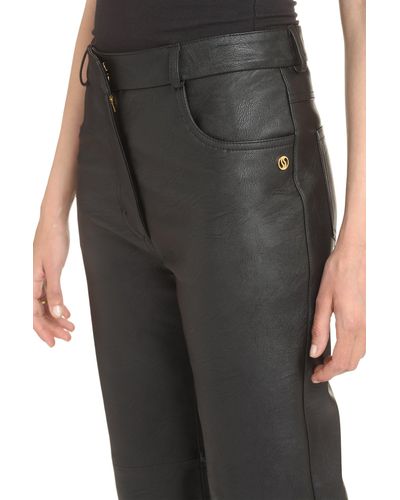 Stella McCartney Alter Mat Faux Leather Trousers - Black