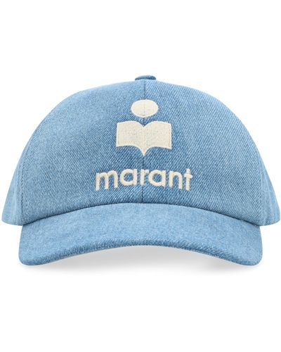 Isabel Marant Cappello da baseball in denim - Blu