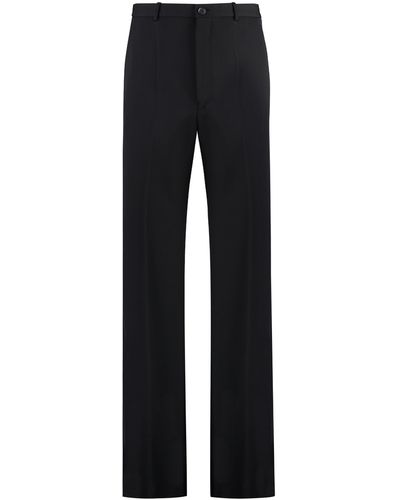 Balenciaga Wool Trousers - Black