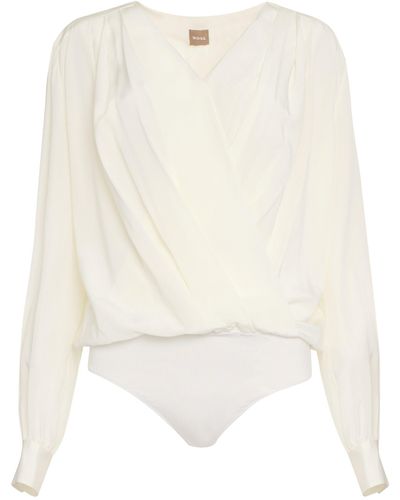 BOSS Silk Body-Shirt - White