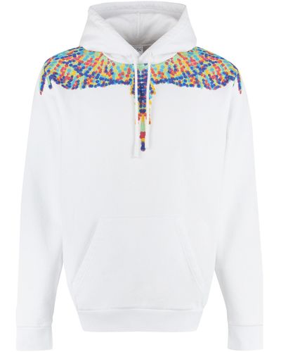 Marcelo Burlon Felpa con cappuccio - Bianco