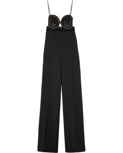 Stella McCartney Wide-leg Pants Jumpsuit - Black