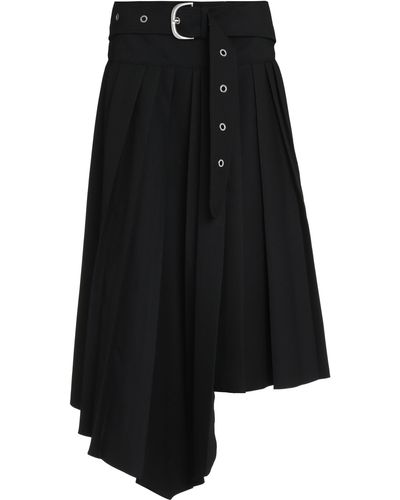 Off-White c/o Virgil Abloh Pleated Asymmetrical Skirt - Black