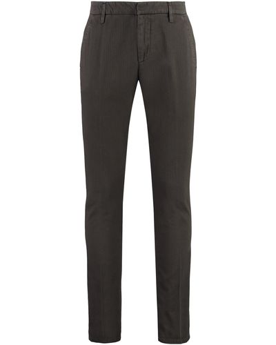 Dondup Gaubert Cotton Chino Pants - Gray