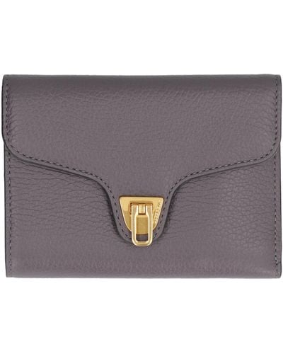 Coccinelle Beat Soft Leather Wallet - Purple