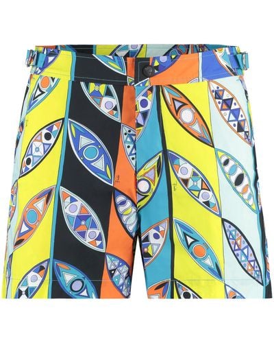 Emilio Pucci Shorts da mare stampati - Multicolore