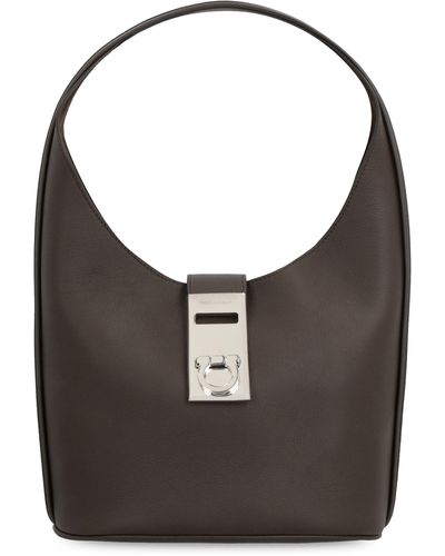 Ferragamo Hobo-bag in pelle - Nero