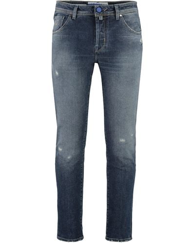 Jacob Cohen Scott Slim Fit Jeans - Blue