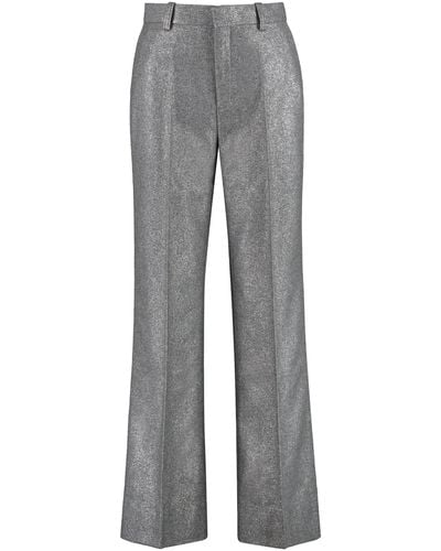 Rodebjer Emma Flared-leg Tailored Trousers - Grey