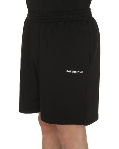 Balenciaga Cotton Bermuda Shorts - Black
