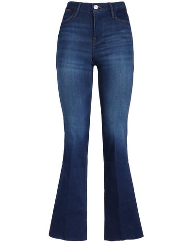 FRAME Le Easy High-rise Flared Jeans - Blue