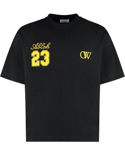 Off-White c/o Virgil Abloh Ow 23 Skate Logo-print Cotton T-shirt - Black