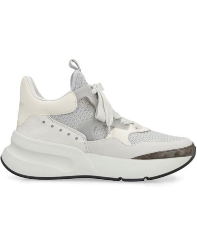 Alexander McQueen Sneakers con inserti - Bianco
