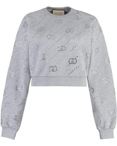 Gucci Monogrammed Sweatshirt - Grey